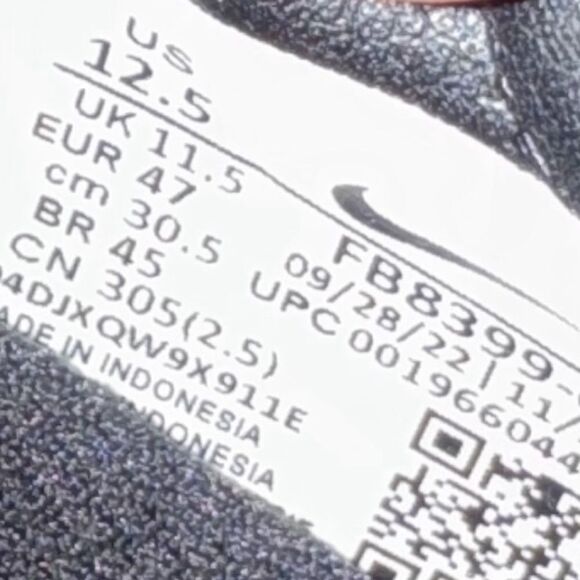 Nike Zoom Mercurial Vapor 15 Academy XXV FG/MG Soccer Cleats Size 12.5 - Picture 11 of 11